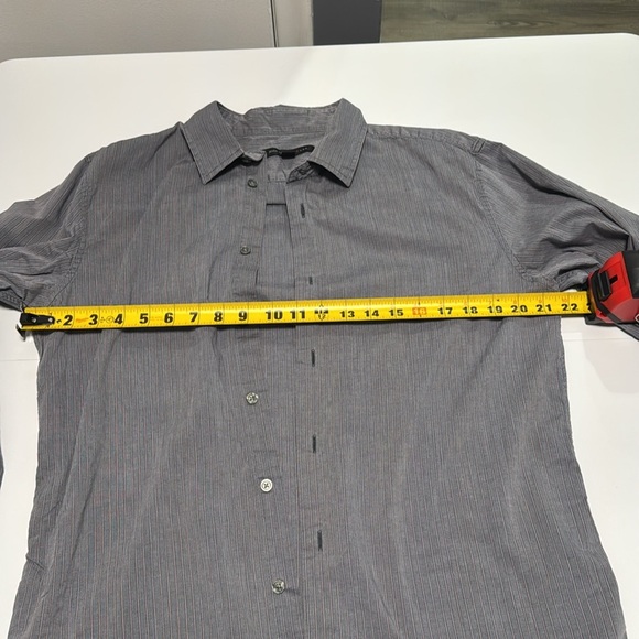 John Varvatos Gray Casual Button Down Shirt - Picture 4 of 8